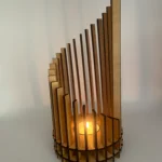 levande ljus lamp