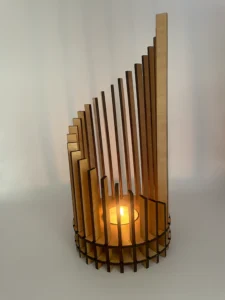 levande ljus lamp