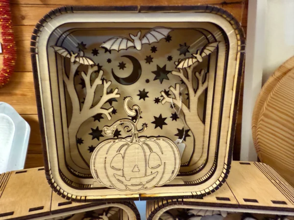 haloween mini box med pumpa